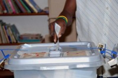 Zimbabwe elections ballot box.