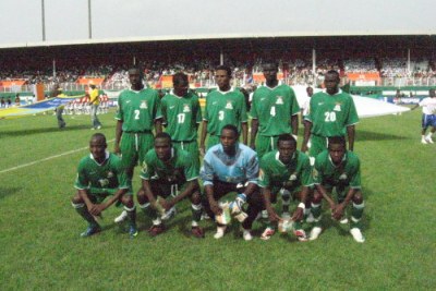 Zambian team at the African Cup of Nations.