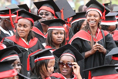 Graduation (file photo): In the proposed structure, the University of Rwanda will be comprised of colleges, schools and departments not faculties as the case currently.