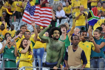 South African fans at the World Cup (file photo).