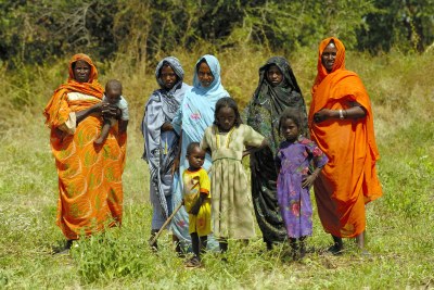 Misseriya women and children from the village of Goleh in Abyei district.