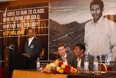 Diegeo launched Haile as Johnnie Walkers new face at the global commercial campaign held at the Sheraton Addis.