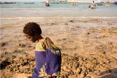 Bosasso beach (Somalia), from where many Somalians leave for Yemen.