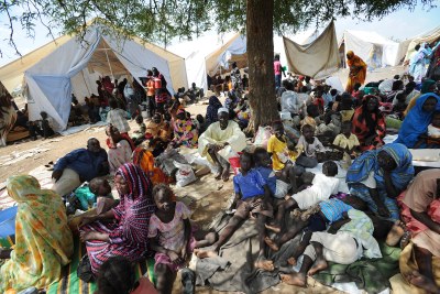 People displaced by conflict in Kadugli, the capital of Southern Kordofan State, have sought refuge outside the town (file photo).