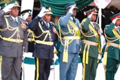 Zimbawe's service chiefs.