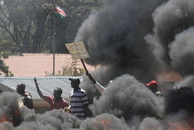 Kenya's post election violence (file photo).