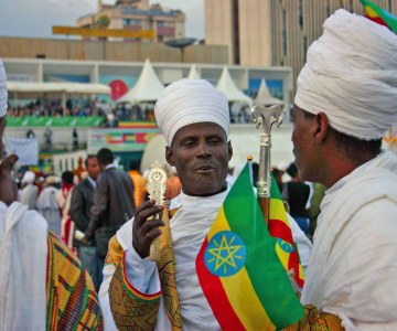 Ethiopian Christians celebrate discovery of Jesus crucifix