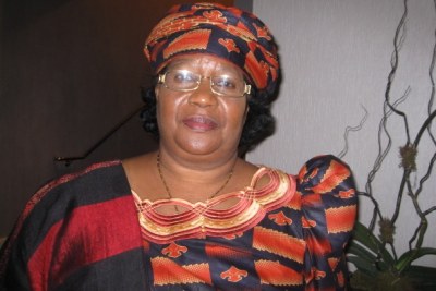 Malawi Vice President Joyce Banda