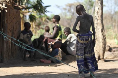 A 12-year-old girl suffering from the disease is tied to a tree for 13 hours every day and kept from her siblings.