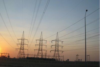 Power lines in Cairo.