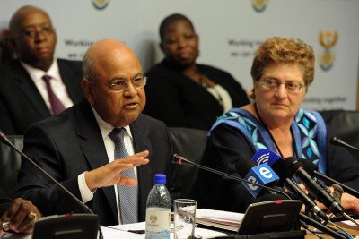 Finance Minister Pravin Gordhan and Reserve Bank Governor Gill Marcus.