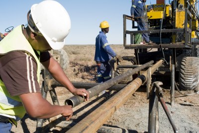Beaufort West, Western Cape: Prospecting operations, looking for uranium reserves.
