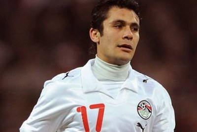 Ahmed Hassan, an Egyptian soccer player.