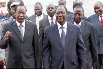 Les chefs dEtat de la Communauté économique des Etats de lAfrique de lOuest (CEDEAO)