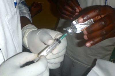 Doctors at a clinic in Kinshasa (file photo).