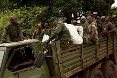 Les FARDC en patrouille dans l'Est de la RDC.