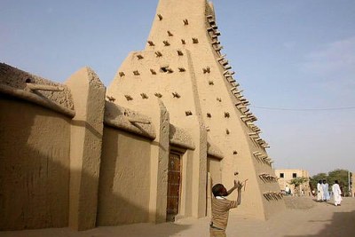 La mosquée Sankoré, à Tombouctou, au Mali.