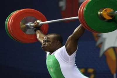 Nigerian Weightlifter Felix Ekpo