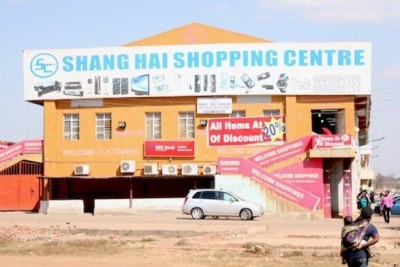 All Chinese-run businesses outside Malawis four major cities have to close down after a new law barring foreigners from trading in outlying and rural areas. This store, in Lilongwe, will have to apply for a new licence to trade.