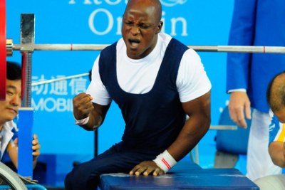 Nigerian Paralympic Powerlifter Ruel Ishaku