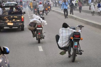 Okada Riders Parade for President Goodluck Jonathan