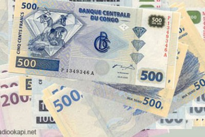 Des billets de francs congolais