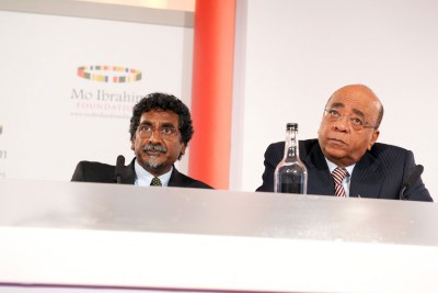 Mo Ibrahim and Jay Naidoo