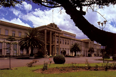 Tourist attraction: The National Palace in Ethiopia's capital, Addis Ababa.
