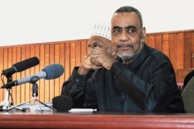 The leader of Zanzibar’s opposition Civic United Front (CUF) party, Seif Shariff Hamad (file photo).
