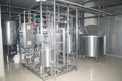 Milk processing plant.
