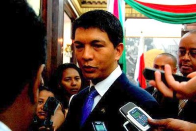 Andry Rajoelina, président de la Transition