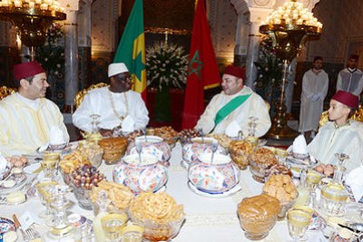 Sa Majesté le Roi Mohammed VI et le Président de la République du Sénégal, Macky Sall.
