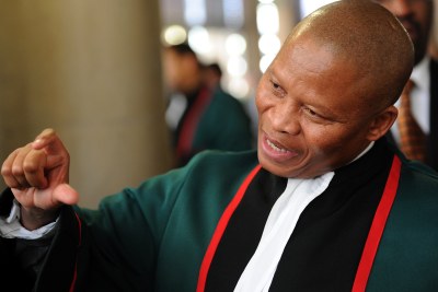 South African Chief Justice Mogoeng Mogoeng (file photo).