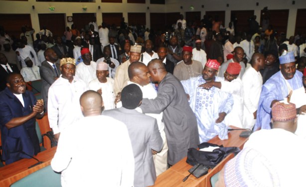 Nigerian Senators Exchange Blows