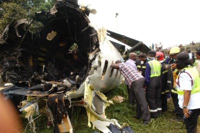 More than a dozen people died in a Lagos plane crash.