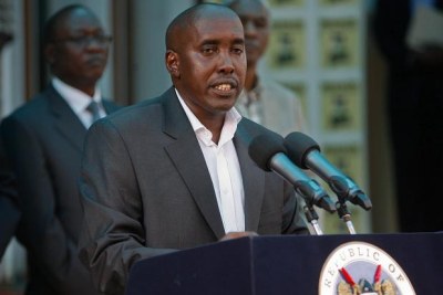 Kenya's Interior Cabinet Minister, Joseph Ole Lenku has launched Rapid Results Initiative aimed at providing security in the country (file photo).