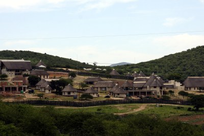 La Résidence privée de Jacob Zuma à Nkandla, KwaZulu-Natal.