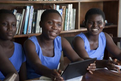 Connect To Learn Scholars from Mansoman Senior High School in Ghana.