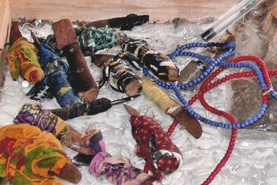 Knives used for female genital mutilation (file photo).