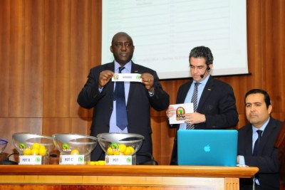 The draw for those qualifying for the Afcon 2015 (file photo).