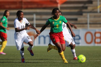 Les Lionnes of Cameroon at the African Women's Championship 2014.