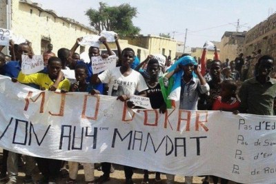 A protest in Djibouti earlier in 2015.
