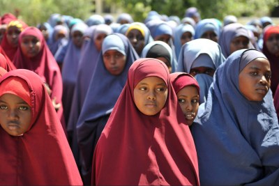 Des écolières à Mogadiscio en Somalie.