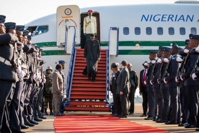 Nigeria’s presidential jet.