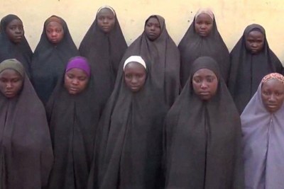 Last October, the Boko Haram fighters freed 21 of the girls (file photo).