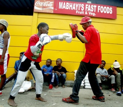 Boxing Brings Recreation to South African Township