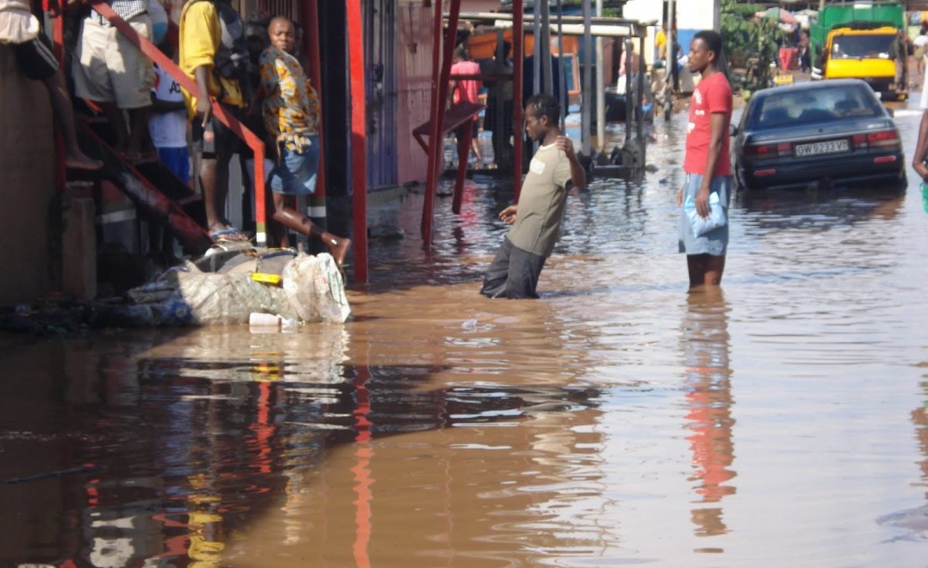 Ghana Accra Sinks in Floods Again