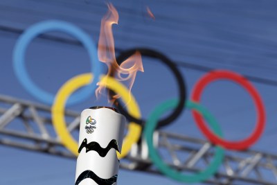 Olympic torch.