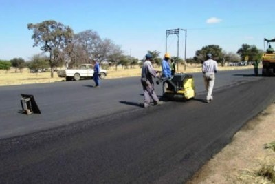 Road construction in Zimbabwe (file photo).