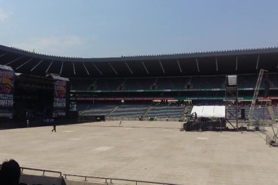 Attendance at the Orlando Stadium for the 'Thank You SABC' concert.